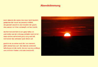 Abendstimmung